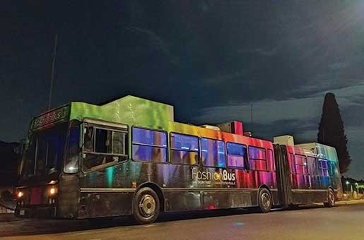 Festa Laurea Itinerante sul Fashion Bus